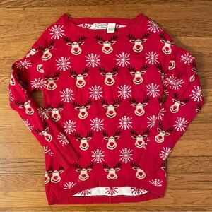 Reindeer Christmas Sweater Size M